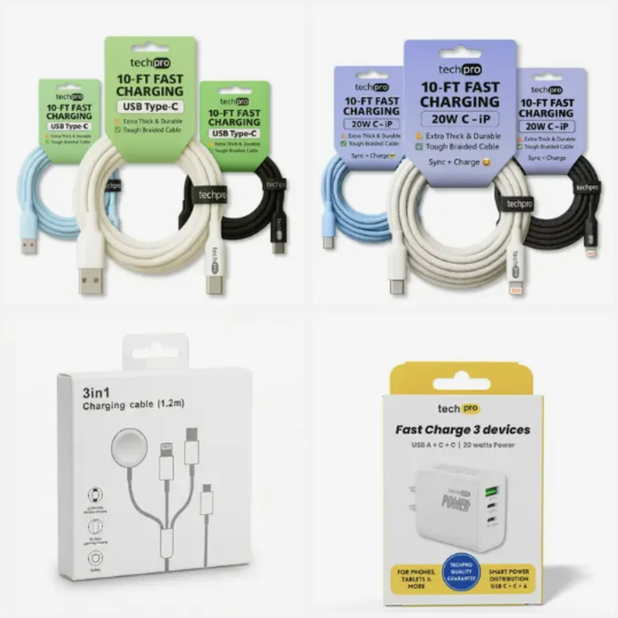 Charging Cable + Wall Adapter